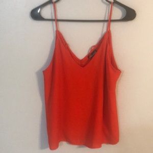 Blood orange tank top